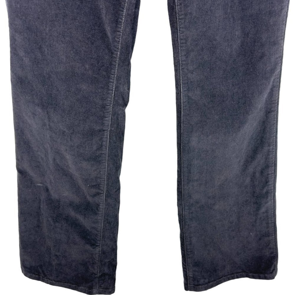 NYDJ Gray Straight Leg Lift Tuck Technology Corduroy Jeans (12) - Picture 3 of 14